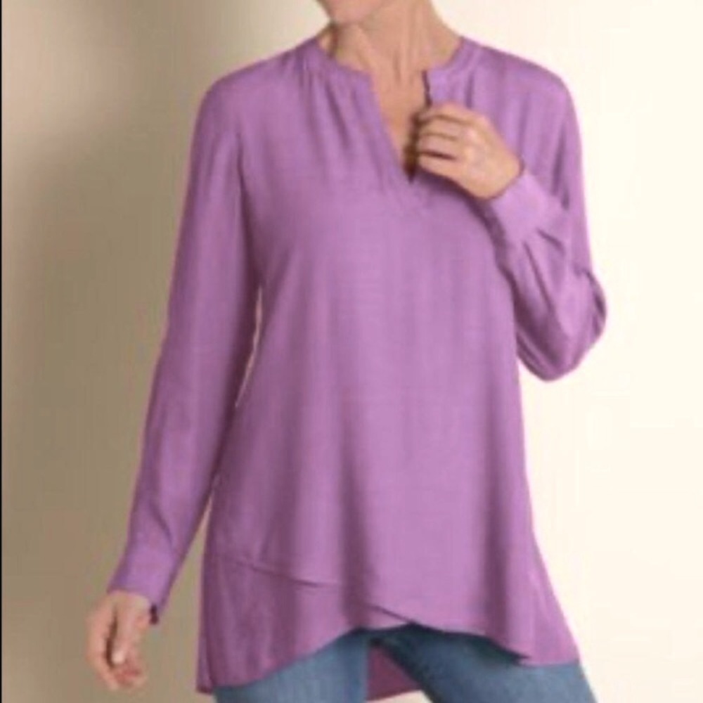 Soft Surroundings Asymmetrical Tunic Top